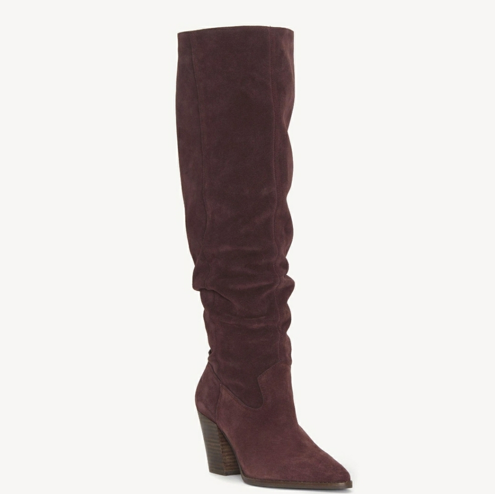 Lucky Brand slouchy suede boots